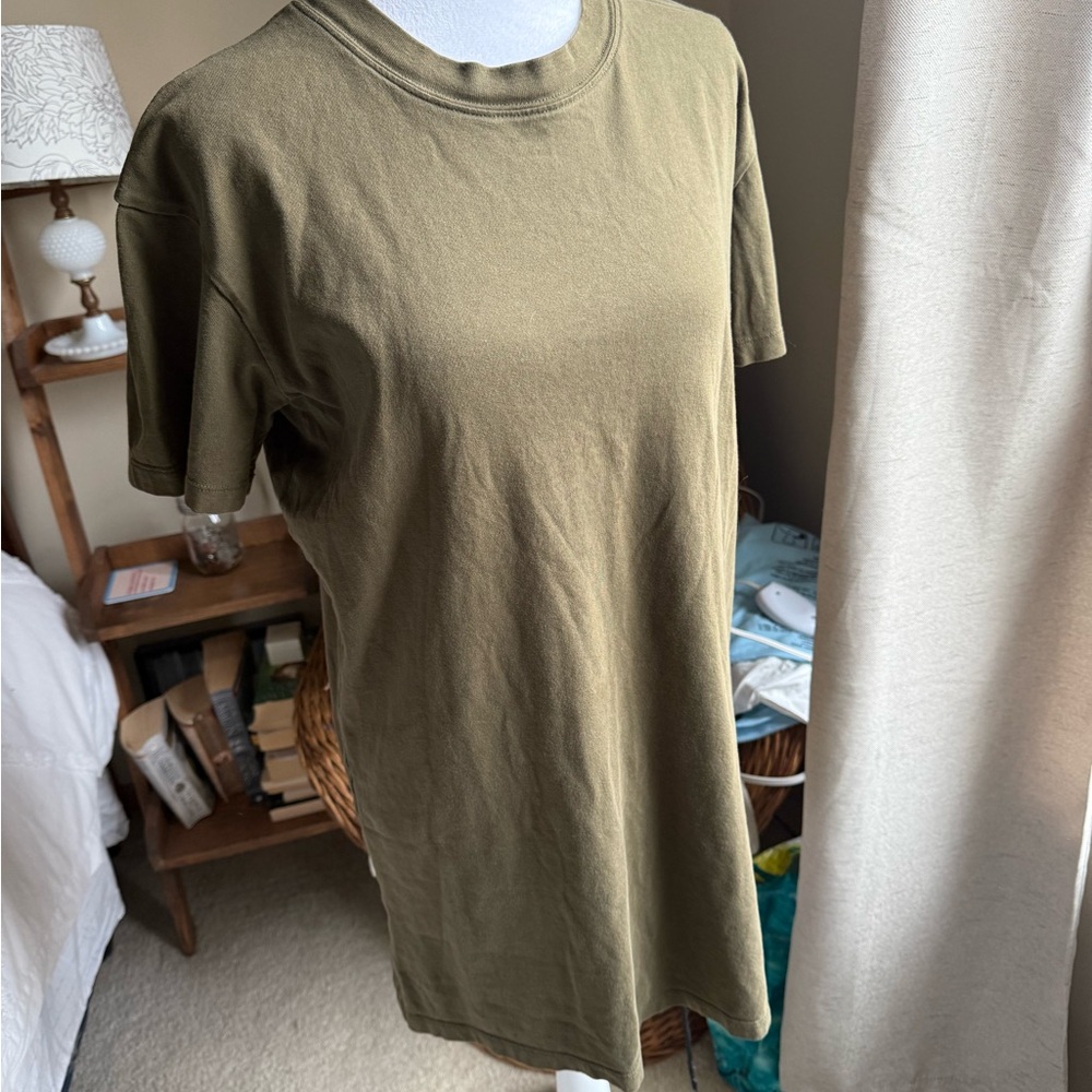 Madewell Olive Tshirt Dress